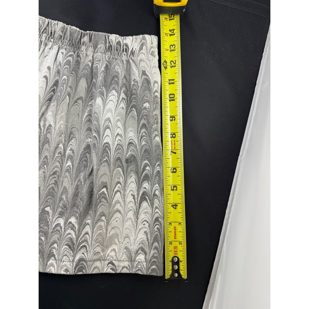 Shirleighs Marbled Art Kids Grey White Hand Marbled Cotton Skirt Size S Handmade - Picture 5 of 8
